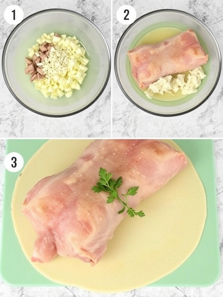 roti de porc au four preparation