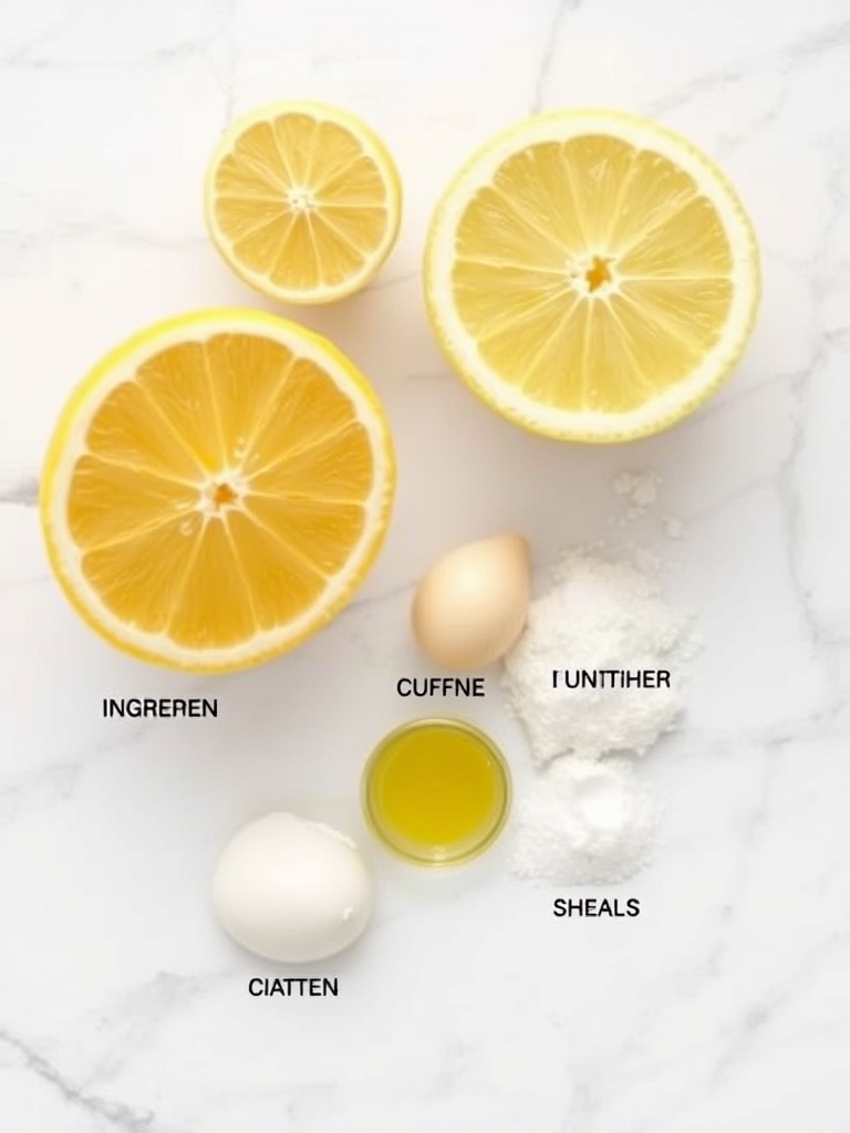 tarte au citron ingredients
