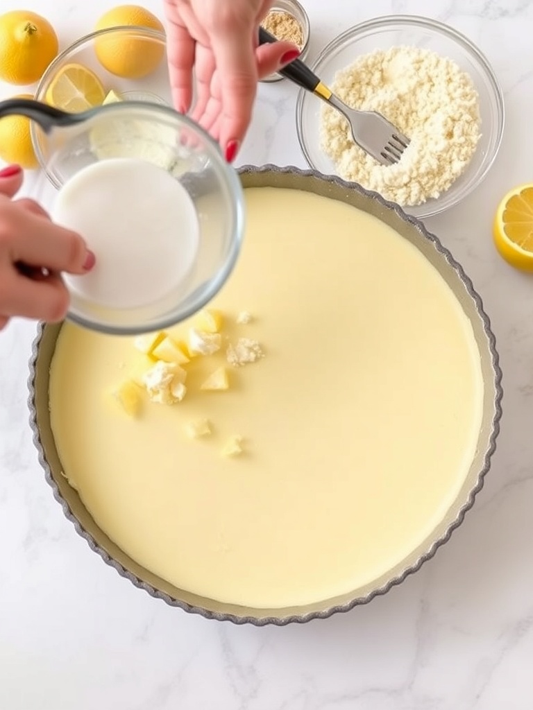 tarte au citron preparation