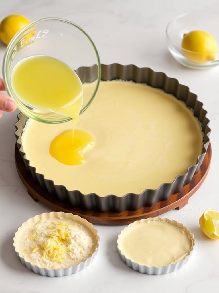 tarte au citron preparation