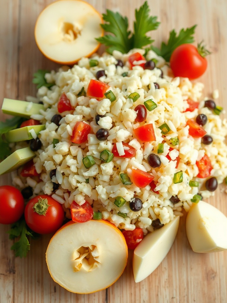 salade de riz ingredients