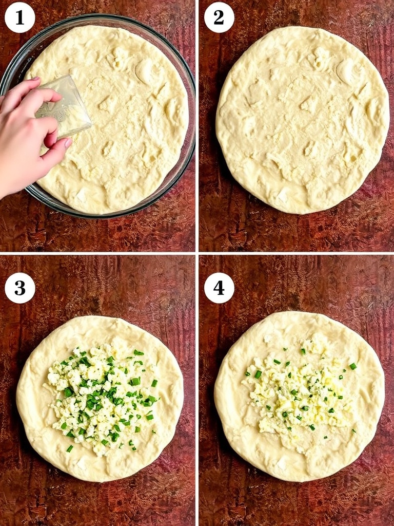 cheese naan preparation