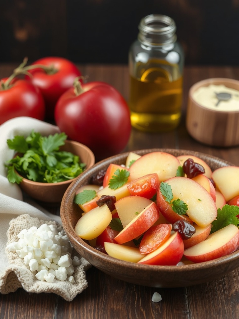 salade de pomme de terre ingredients