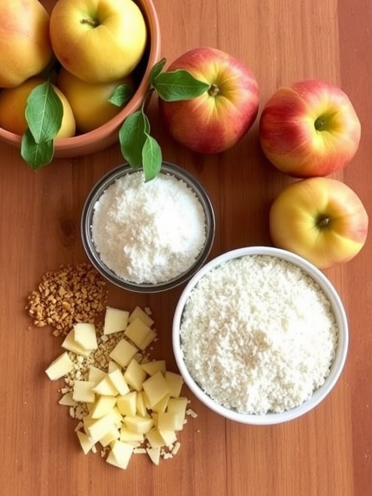 recette crumble aux pommes ingredients