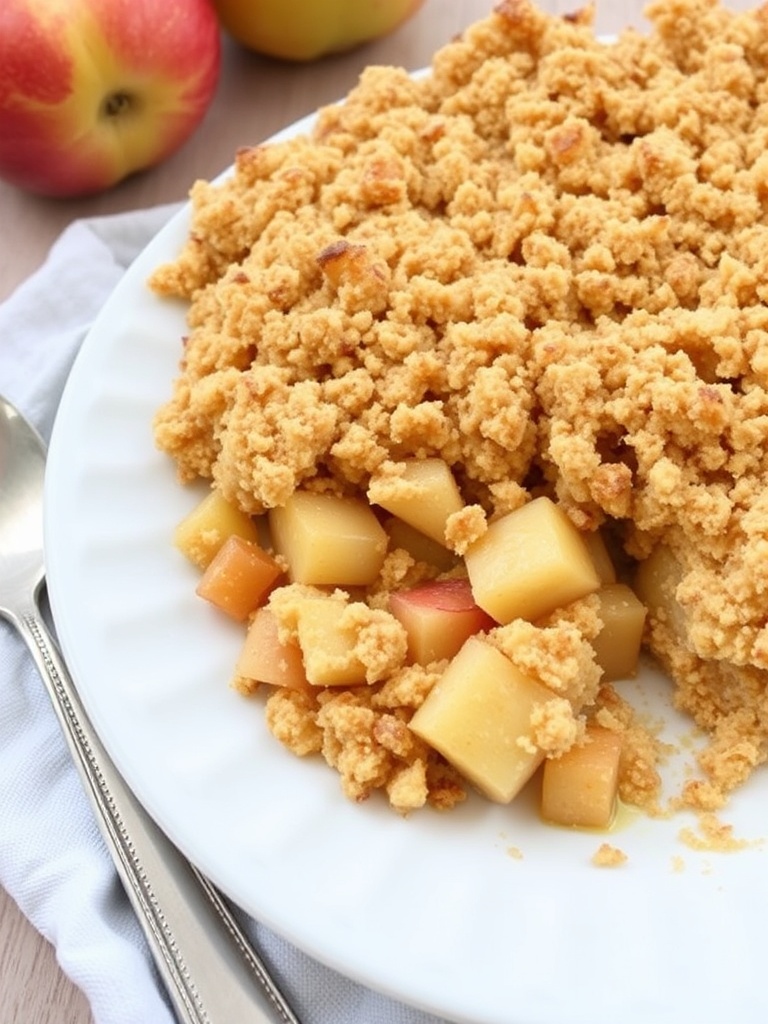 recette crumble aux pommes