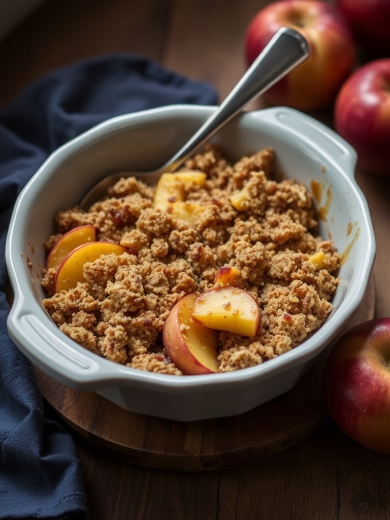 recette crumble aux pommes