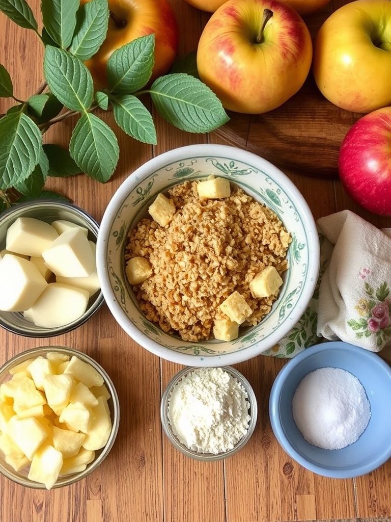 recette crumble aux pommes ingredients
