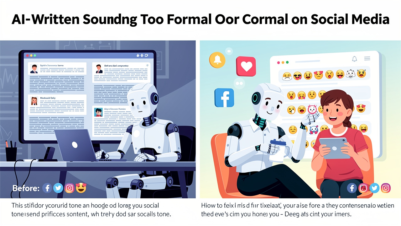 AI Written Content Sounds Too Formal for Social Media: How to Fix It