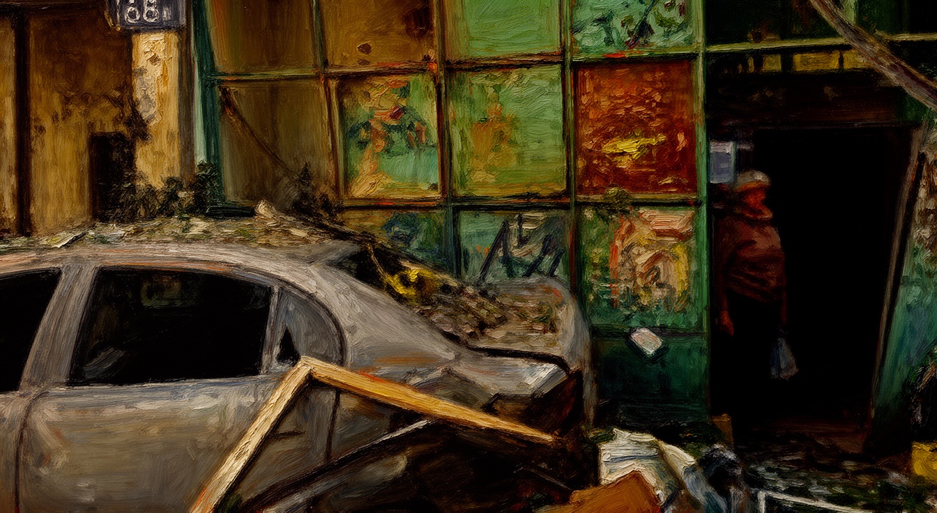 Kyiv Neighborhood Devastated by Russian Strike