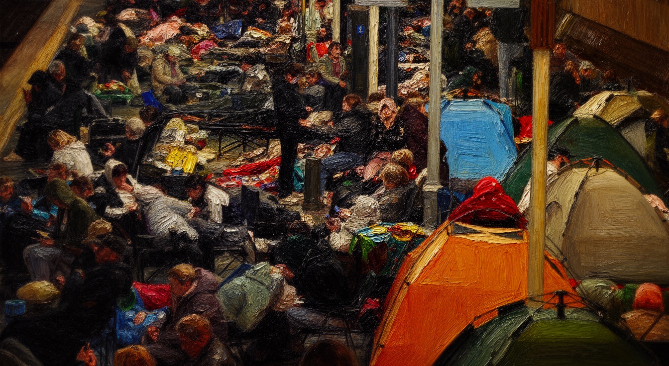 Kyiv Residents Shelter Amid Ongoing Russian Attacks