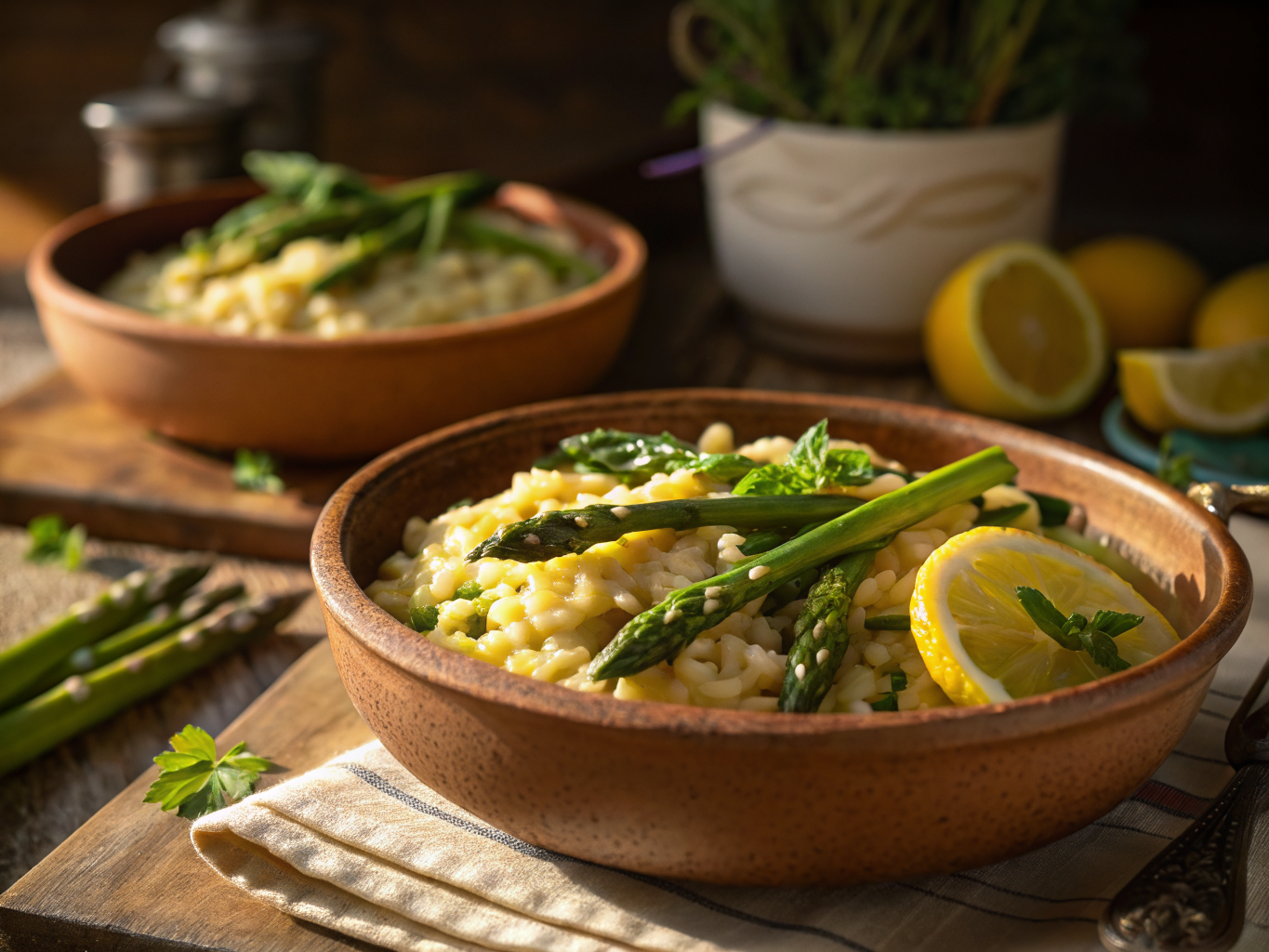 Asparagus and Lemon Risotto