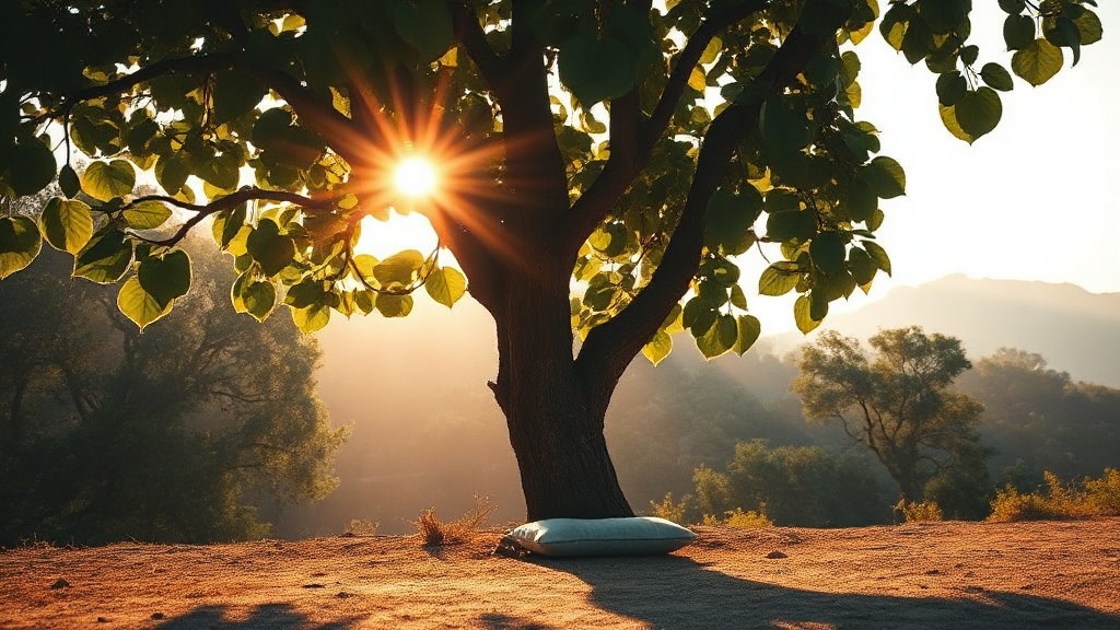Arbre Bodhi sous lequel Siddhârta Gautama aurait atteint l'Éveil après six ans de méditation