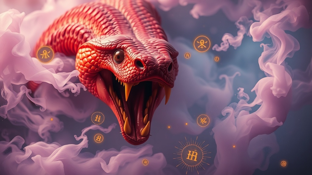 Sonhar com Cobra Vermelha Atacando: Significado Profundo
