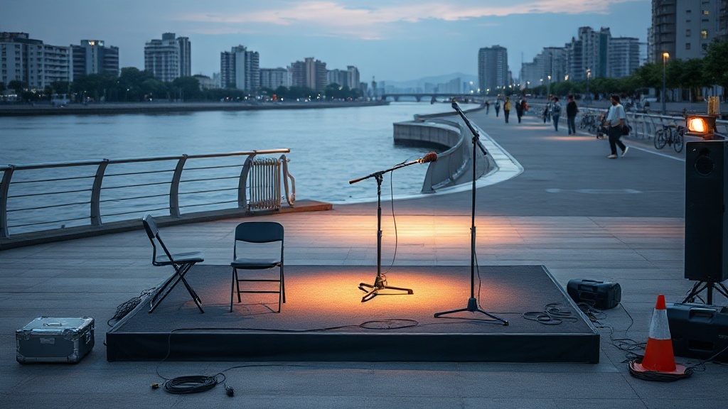 Outdoor music special stage image