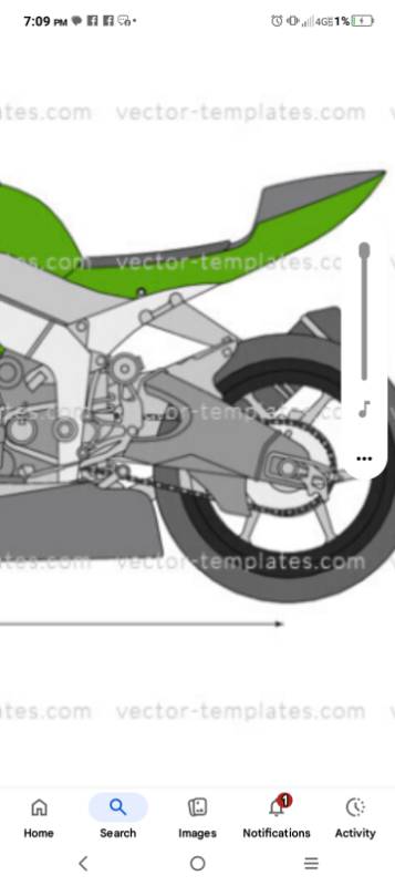 motorcycle template — free 3D model