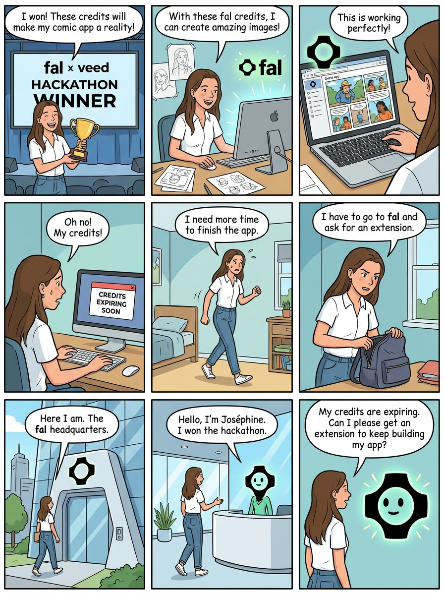 Comic story board