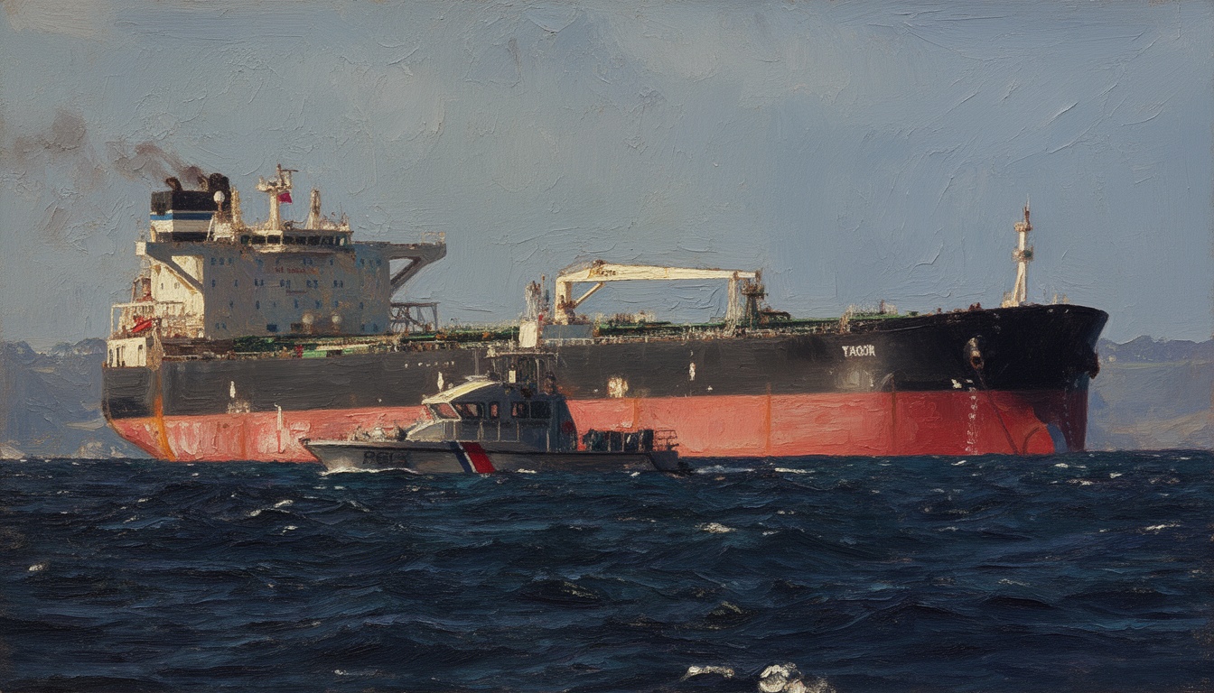 France Detains Captain of Russian-Linked Oil Tanker