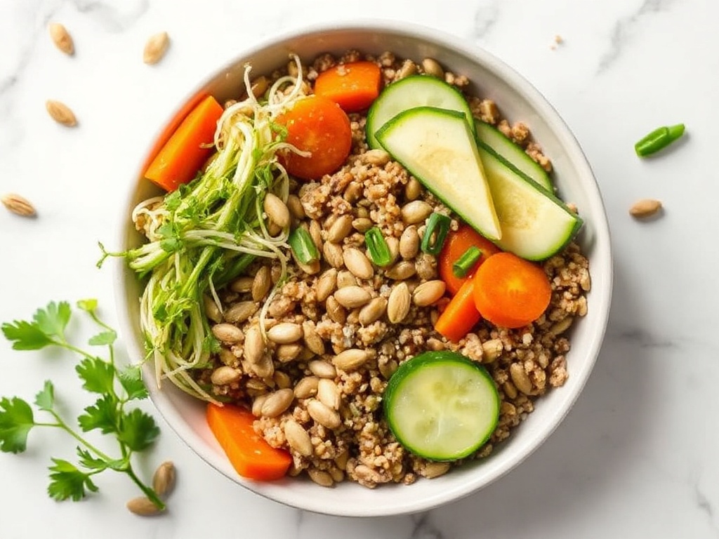 MCAS-Safe Pumpkin Seed Immune Bowl with Legume Sprouts