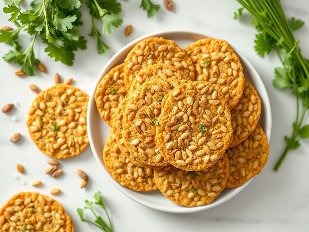 MCAS-Safe Zinc-Rich Pumpkin Seed Crackers for Immune Support