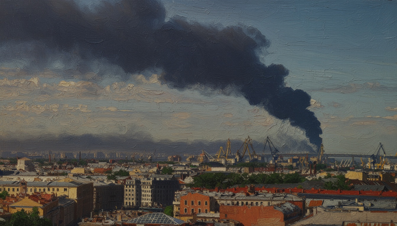 Ukraine Launches Air Strikes on St. Petersburg Oil Facility