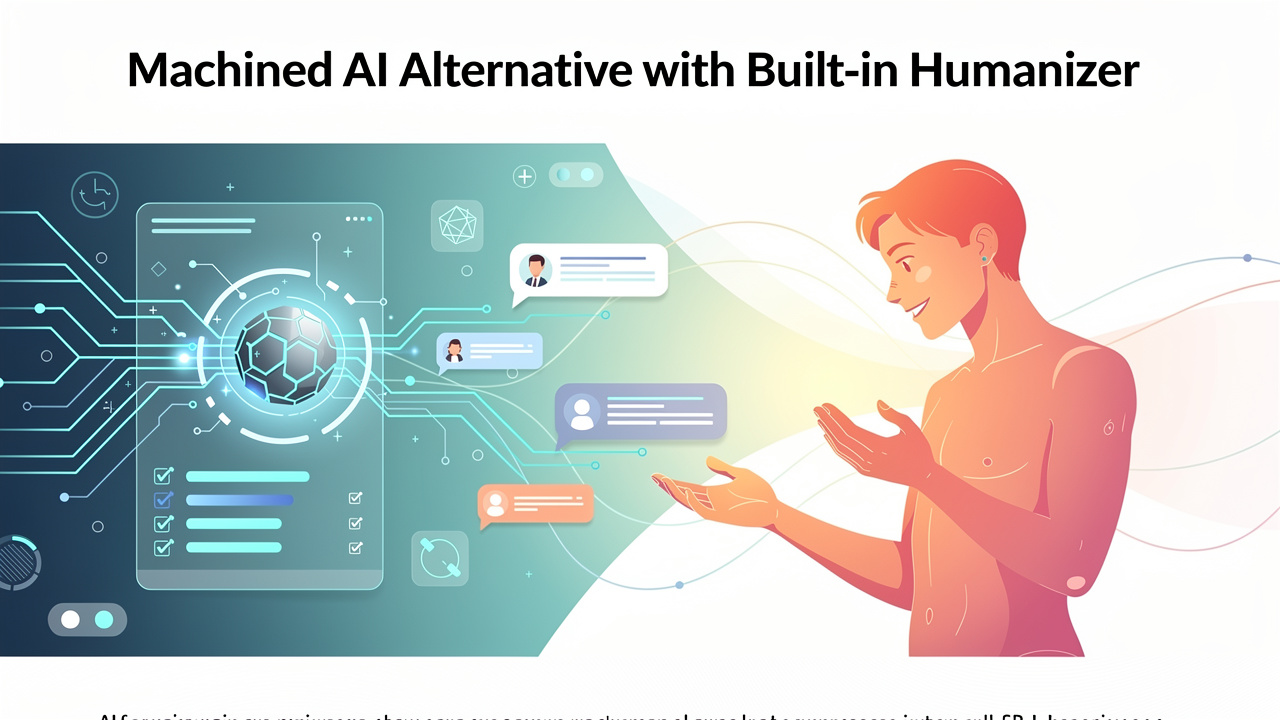 Machined AI Alternative with Built-in Humanizer Solutions