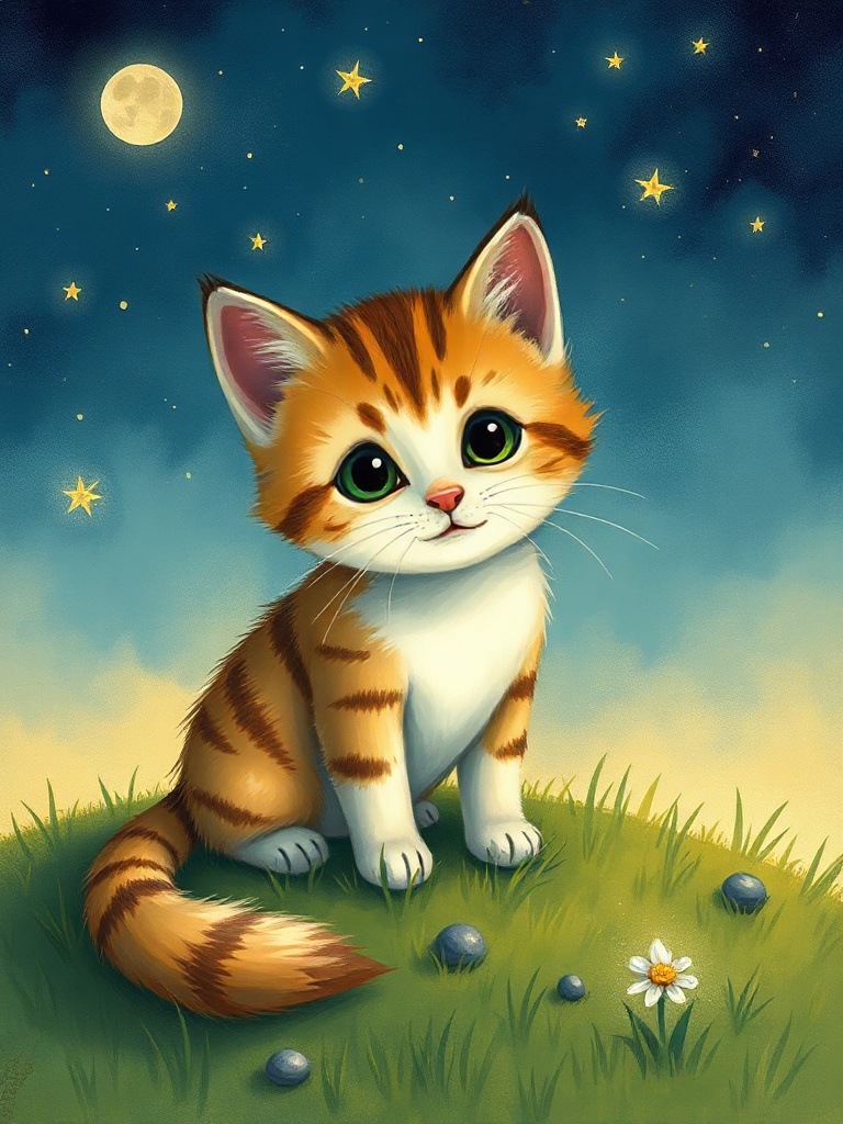 The Kitten Who Found the Stars