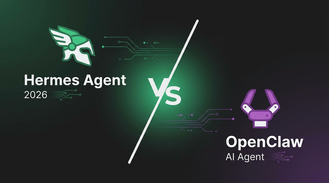 Cover image for Hermes Agent vs OpenClaw：2026 年最火的两大 AI Agent 框架深度对比
