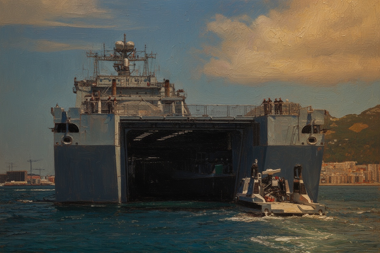 UK Royal Navy RFA Lyme Bay Prepares for Hormuz Mission