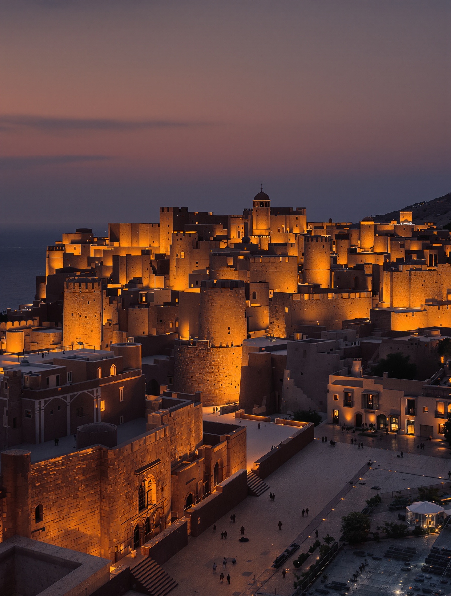 Interlude 53 by Amouage evoked through a dusk-lit ancient Omani stone fortress city, silent and monumental.