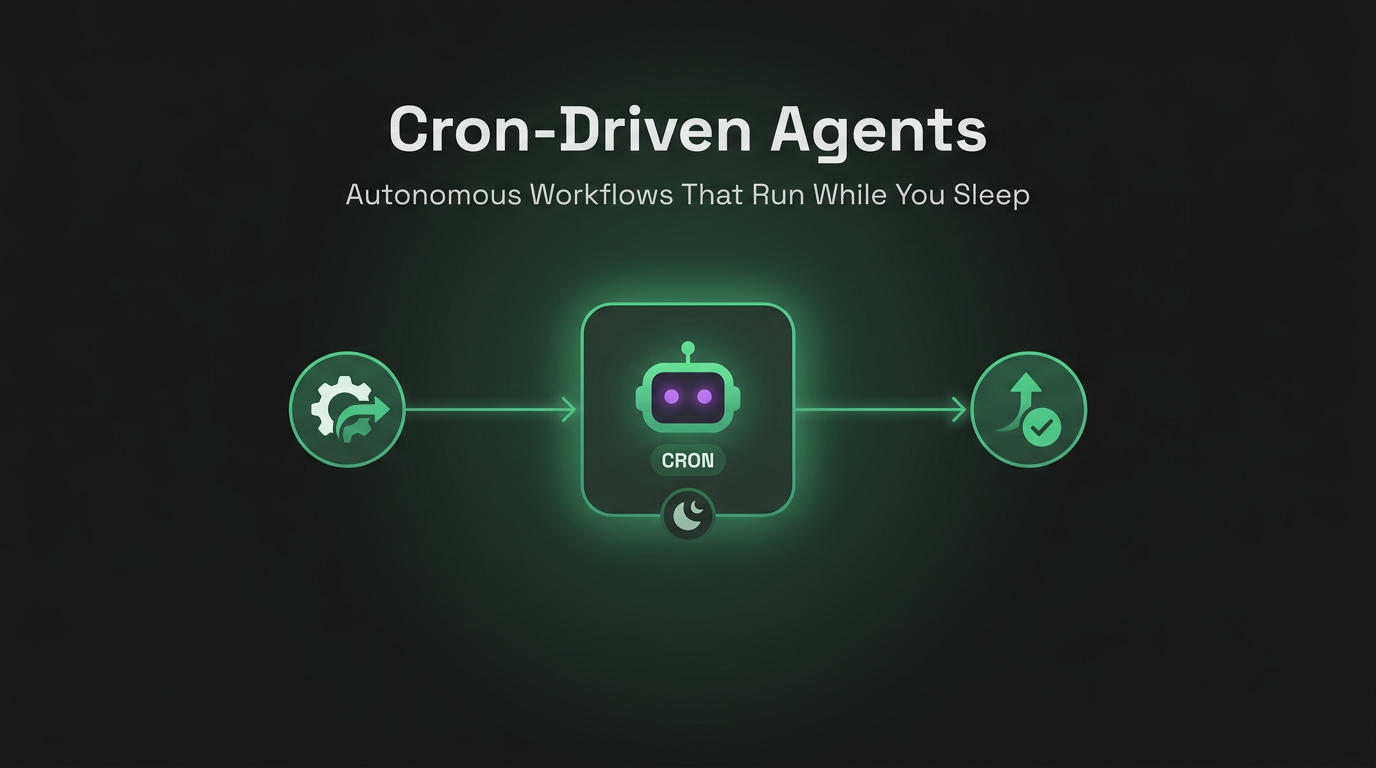Cover image for Cron-Driven Agents: Autonomous Workflows That Run While You Sleep