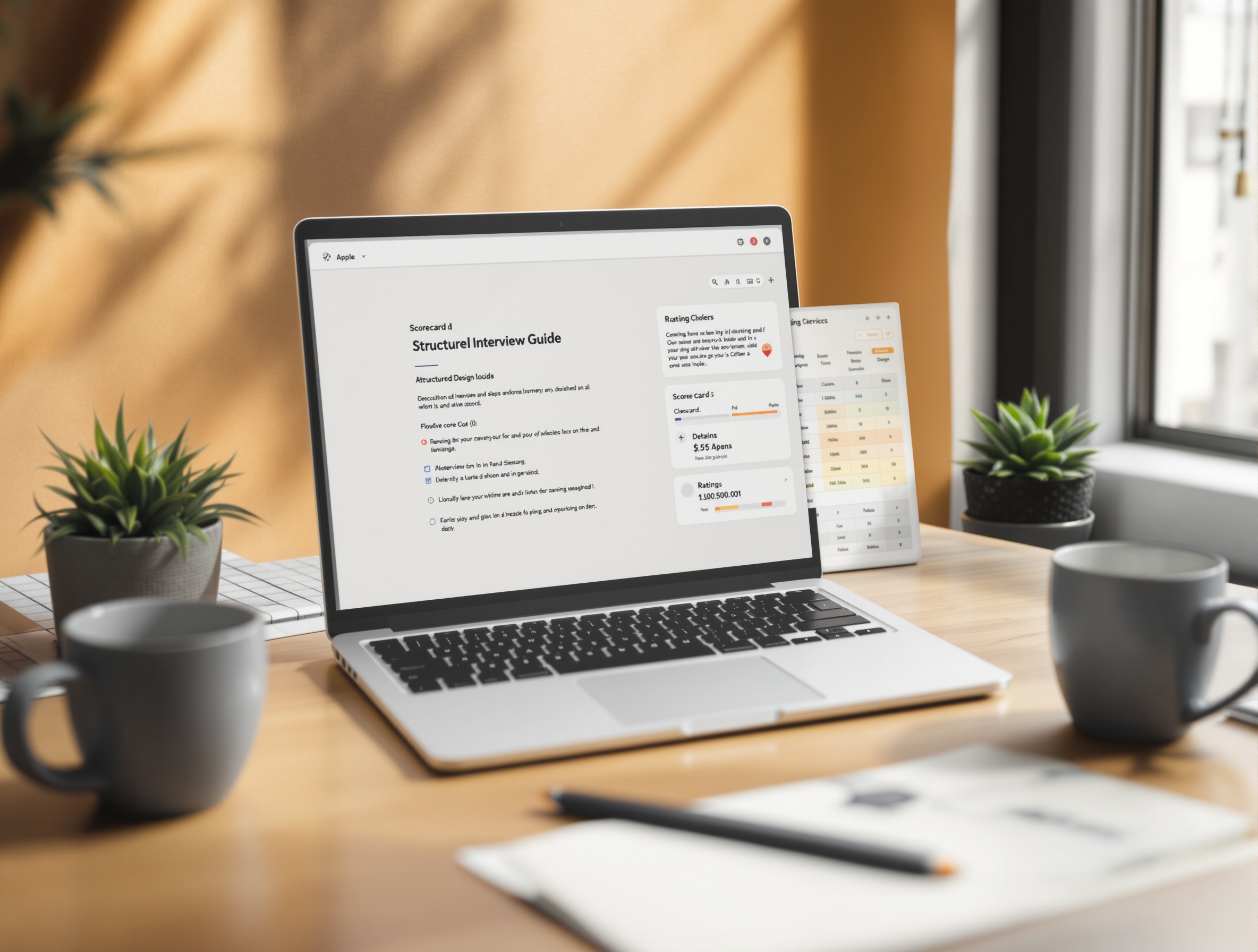 Hirero hiring intelligence platform with interview guide and scorecard