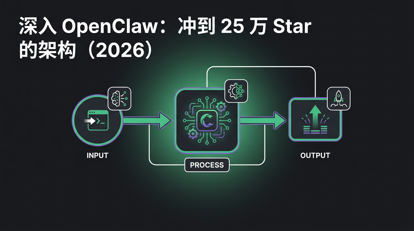 Cover image for 深入 OpenClaw：冲到 25 万 Star 的架构（2026）