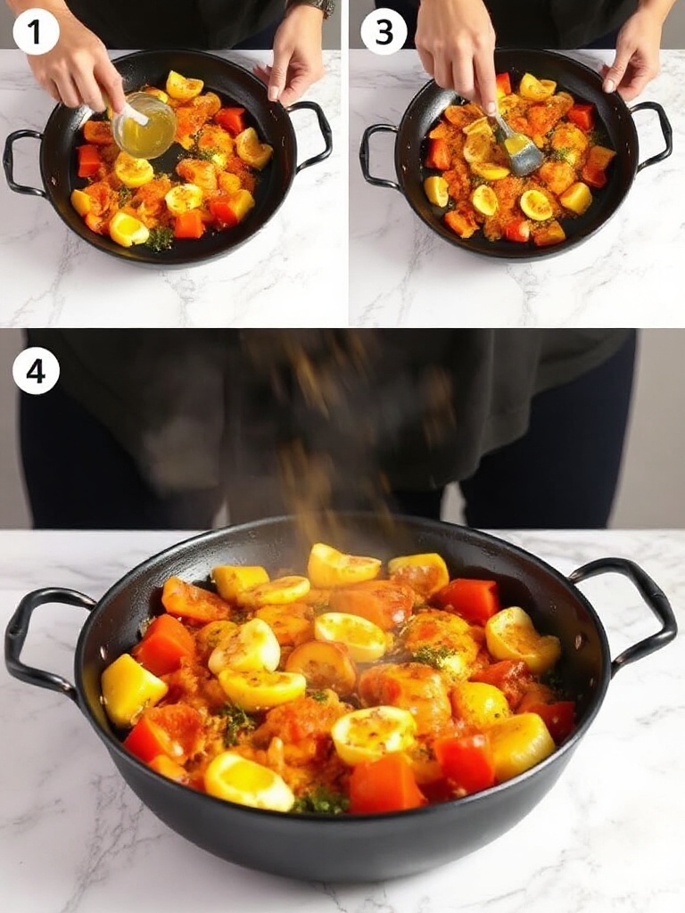 paella recette preparation