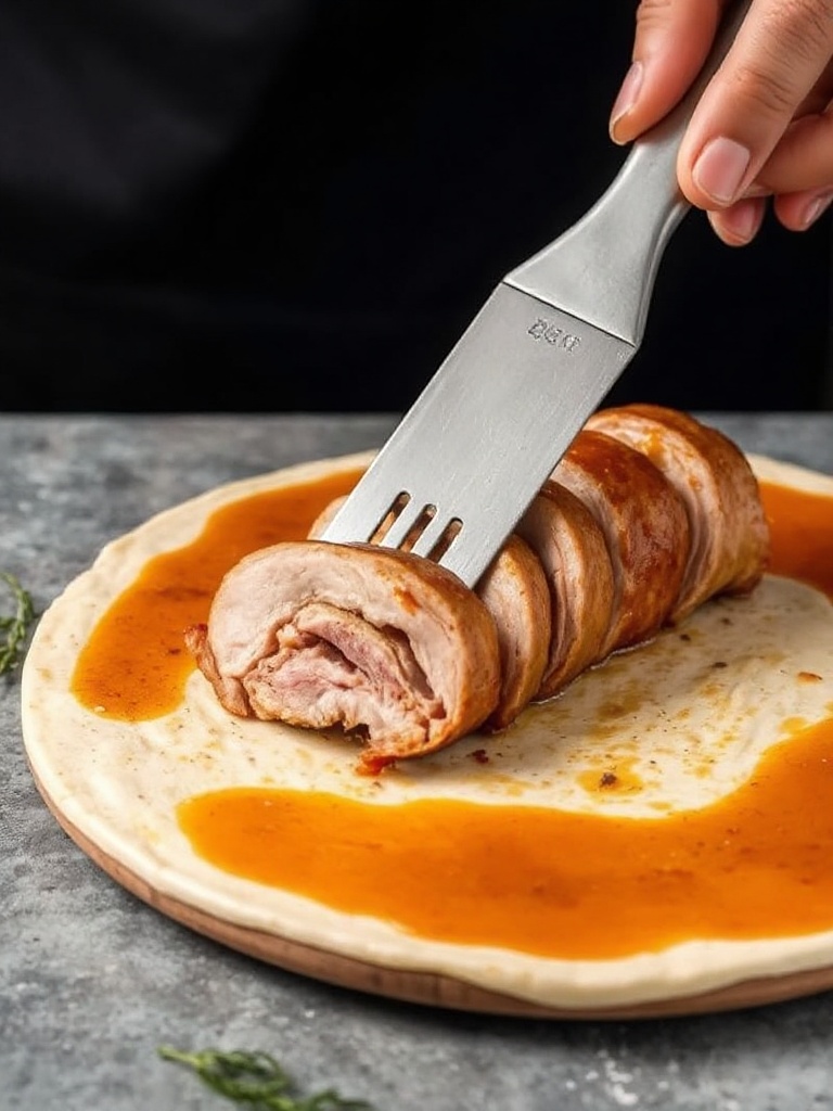 roti de porc preparation