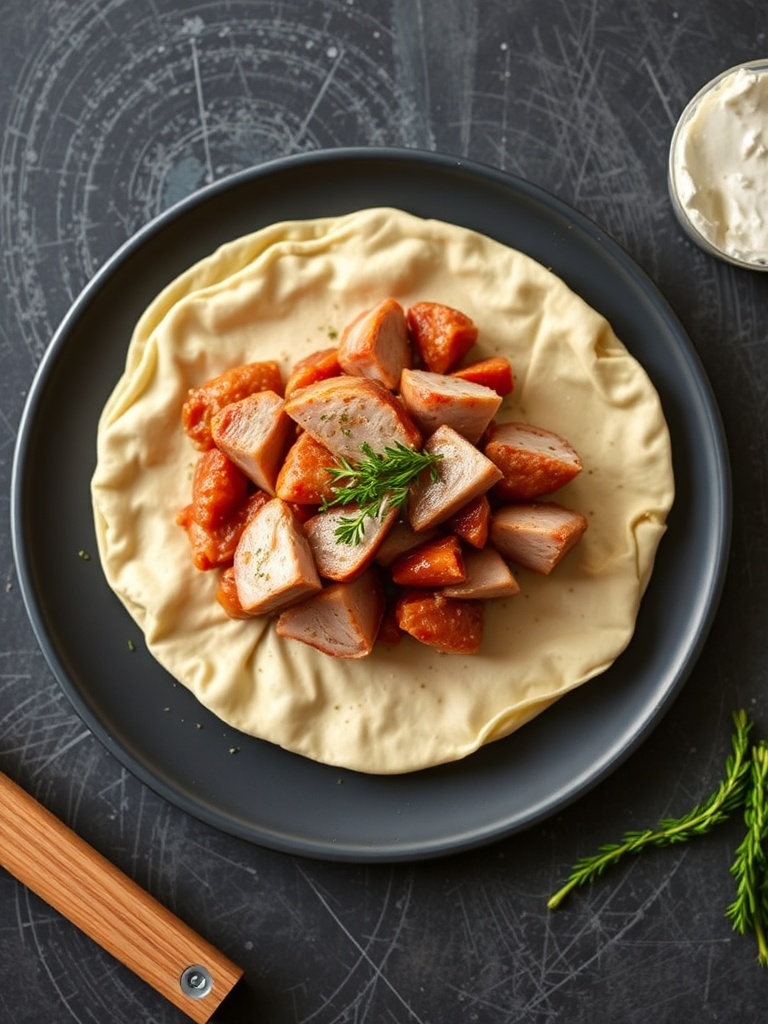 roti de porc preparation