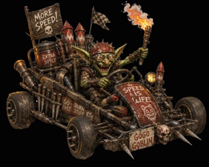 metal go-kart — free 3D model