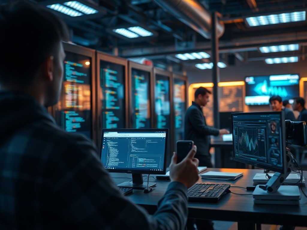 AI code review illustration showing reduced error rates in software development process