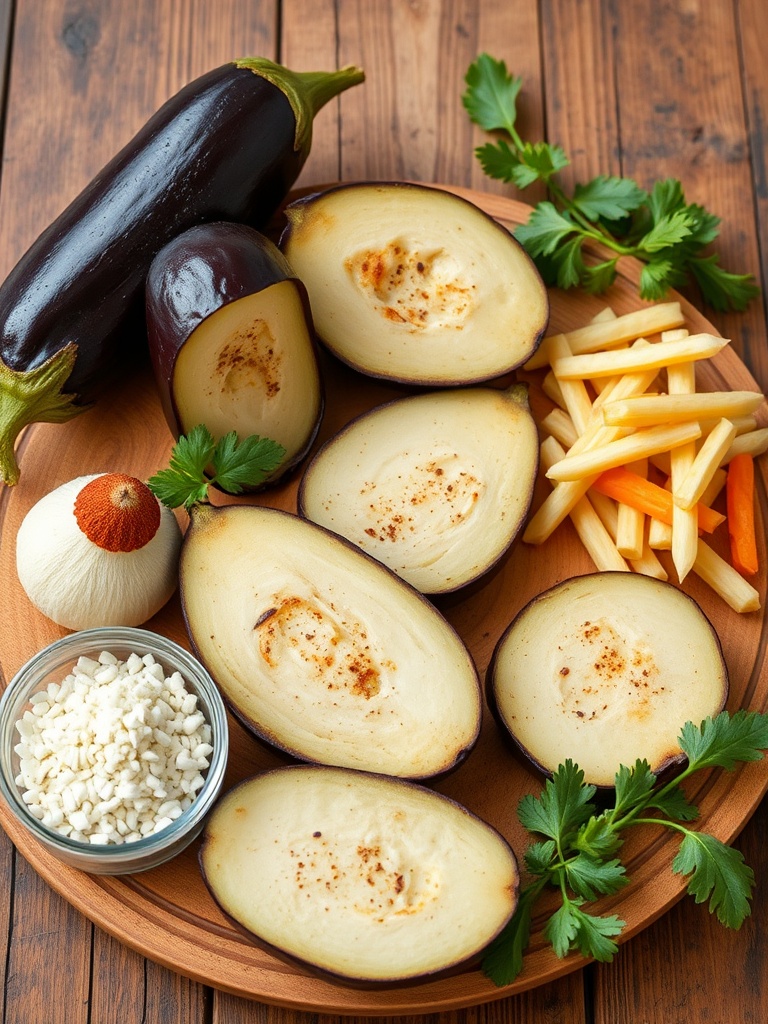recette aubergine ingredients