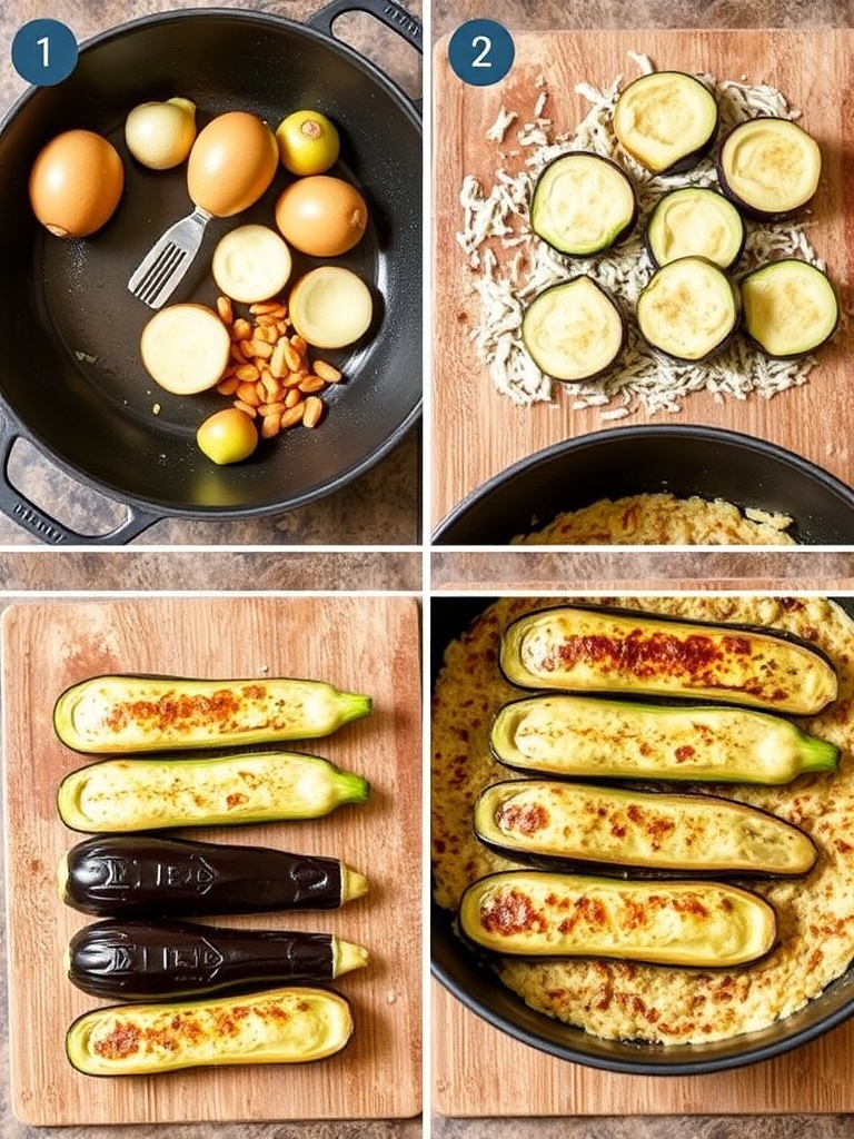 recette aubergine preparation