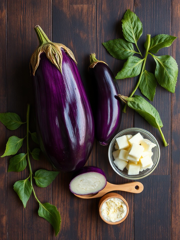 recette aubergine ingredients
