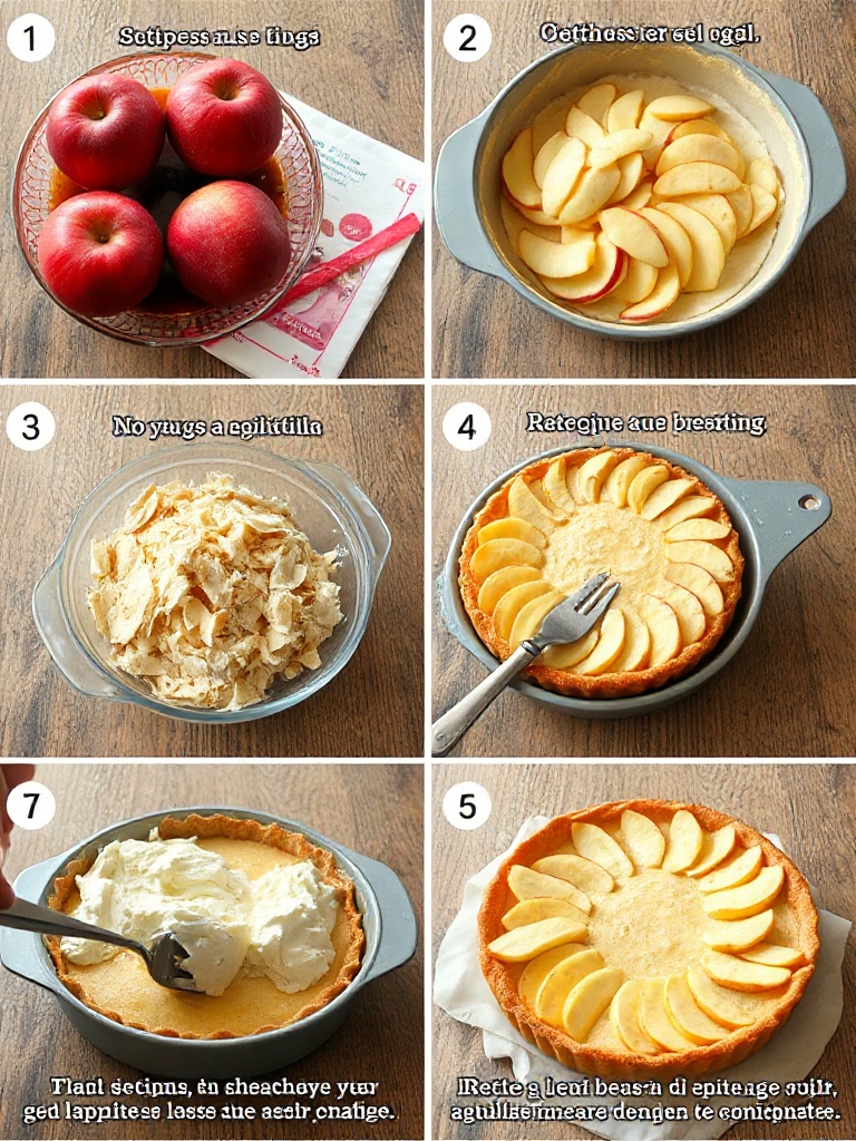 recette tarte aux pommes preparation