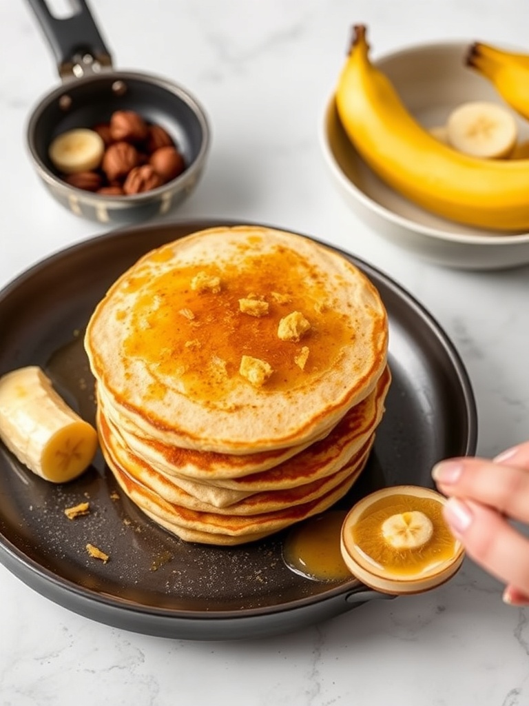 pancake banane preparation