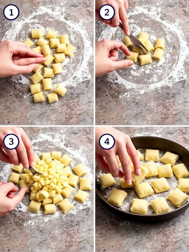 recette gnocchi preparation