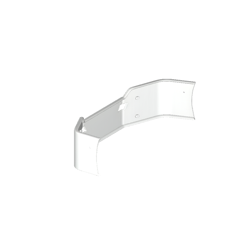 metal car bumper — free 3D model