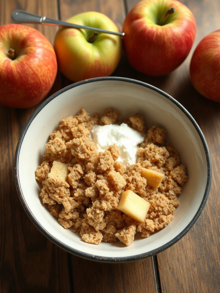 crumble au pomme ingredients