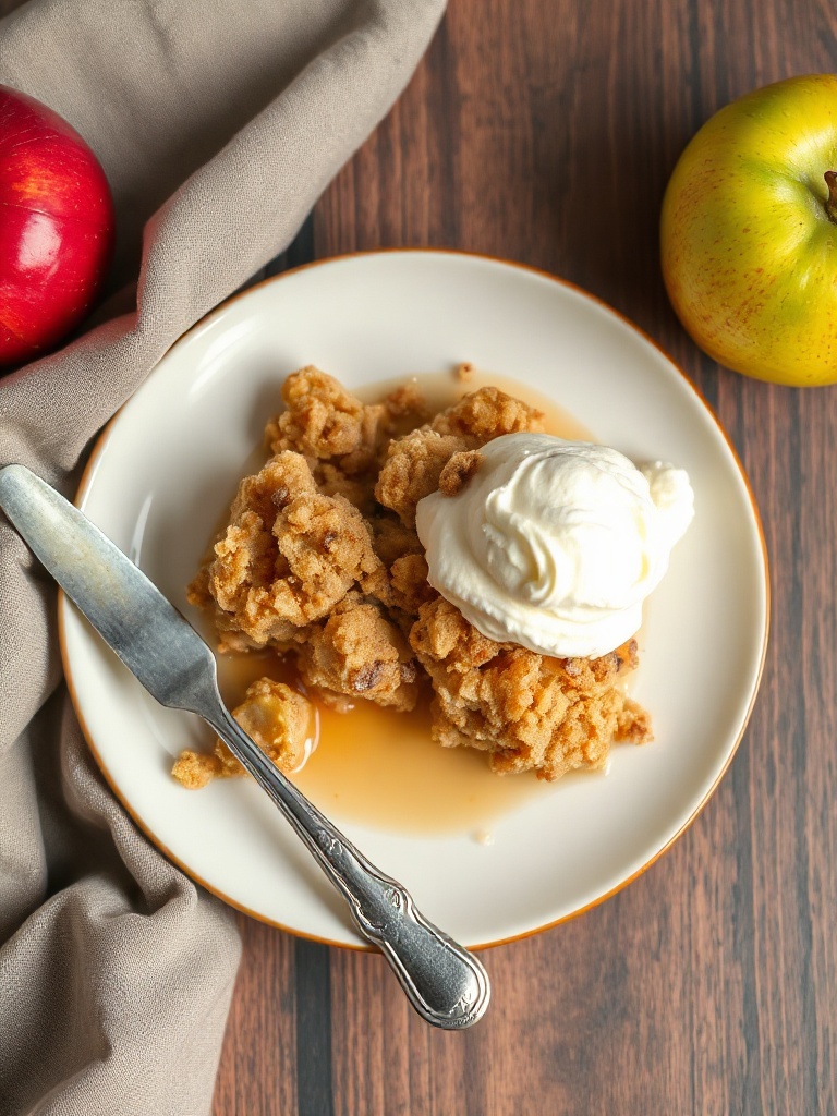 crumble au pomme