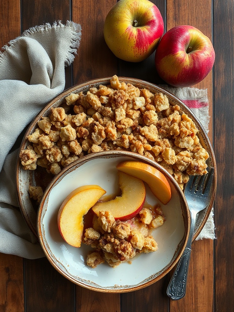 crumble au pomme