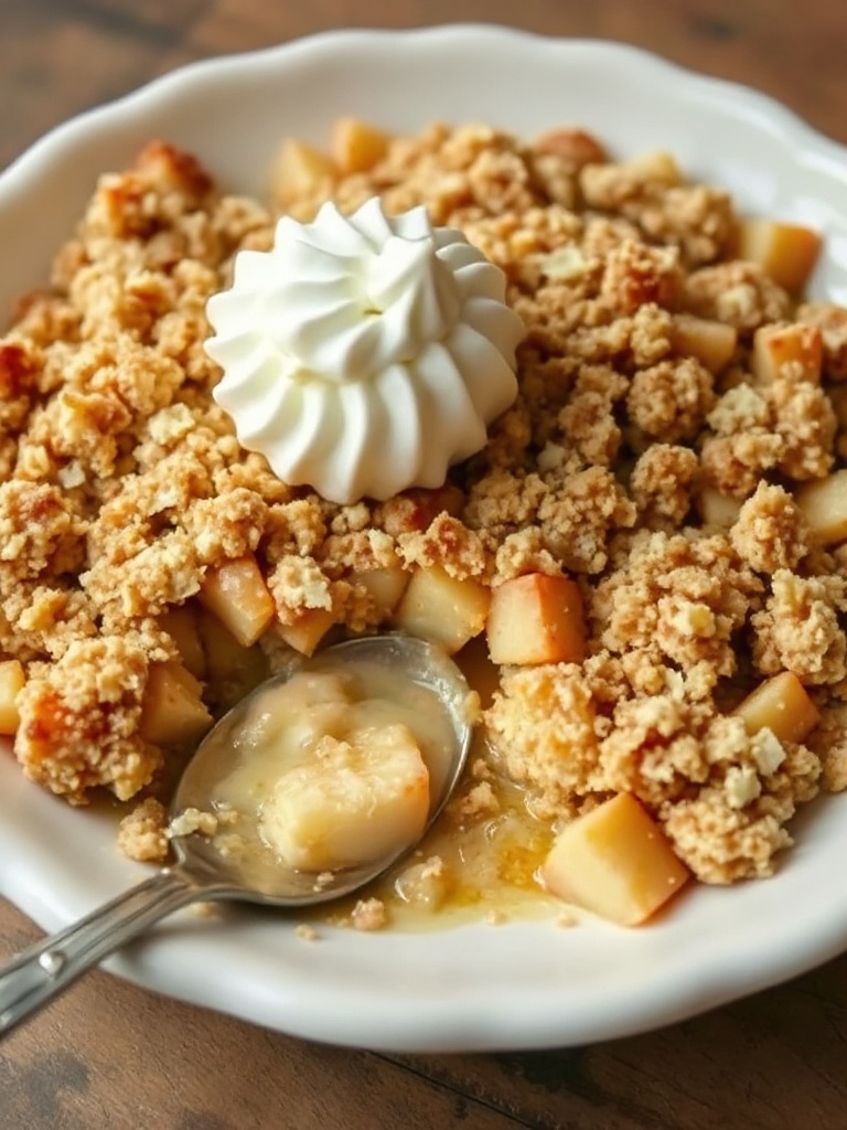 crumble au pomme