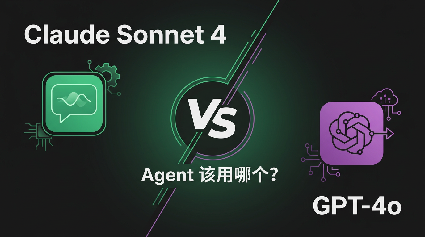 Cover image for Claude Sonnet 4 vs GPT-4o：Agent 该用哪个？