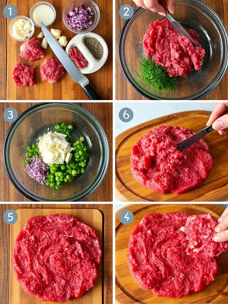 tartare de boeuf preparation